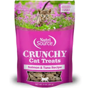 Nutrisource Crunchy Cat Treat - Salmon & Tuna 3oz