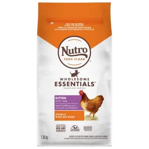 Nutro Wholesome Essentials Chicken & Brown Rice Dry Kitten Food, 1.36kg