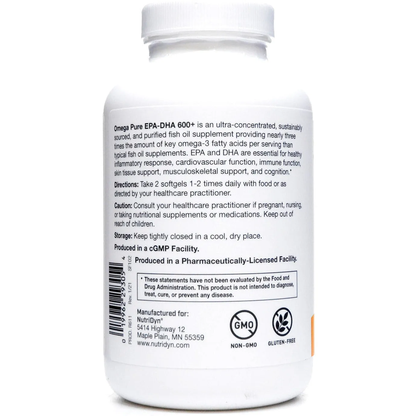 Omega Pure EPA-DHA 600  by Nutri-Dyn