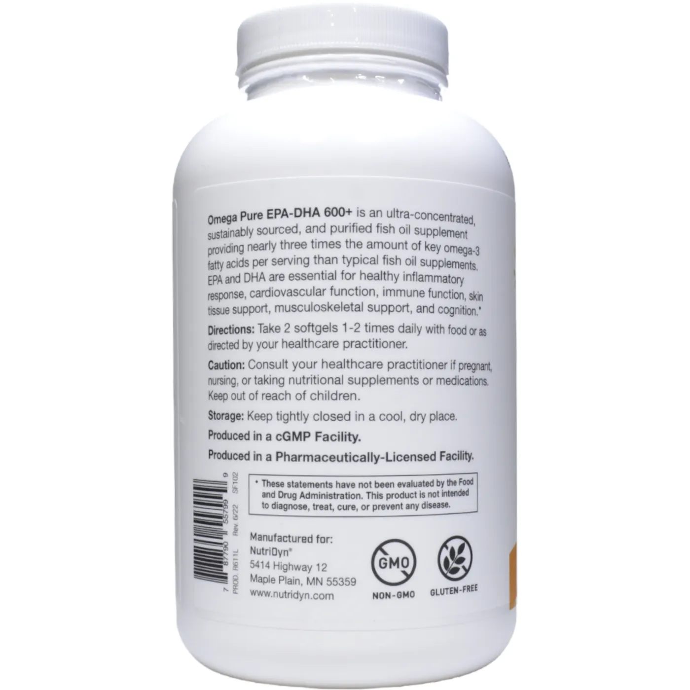 Omega Pure EPA-DHA 600  by Nutri-Dyn