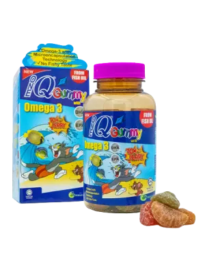 One Q Gummy Omega3 Bottle