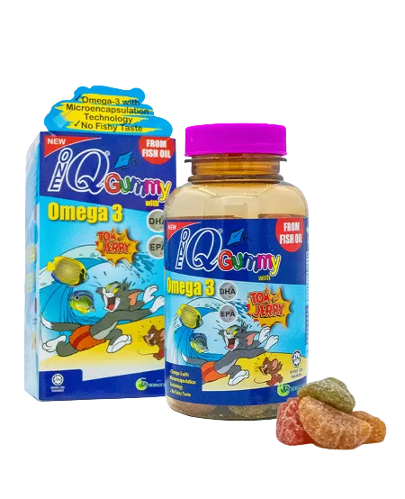 One Q Gummy Omega3 Bottle