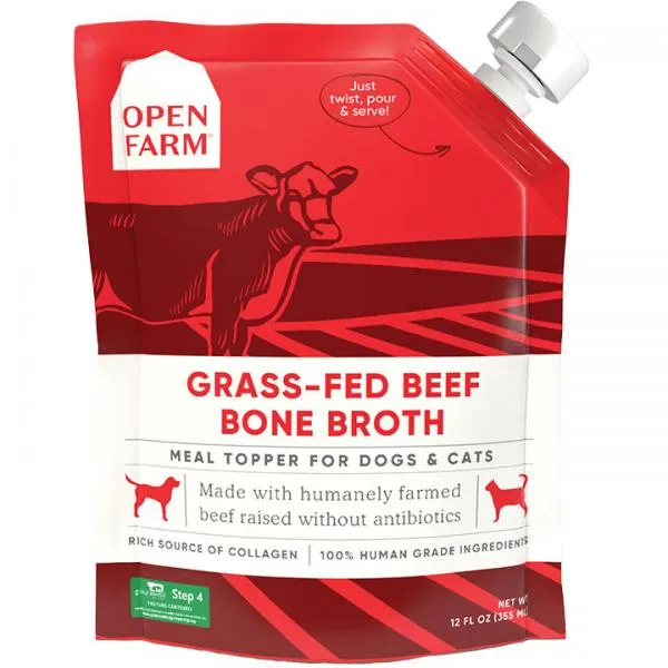 Open Farm Bone Broth Beef 12oz