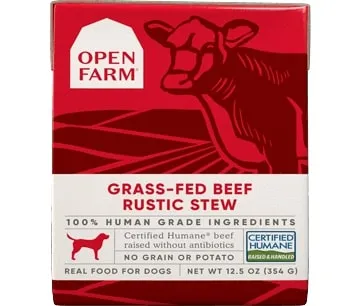 Open Farm Human Grade Rustic Stew for Dogs (Wet) - Grass-Fed Beef