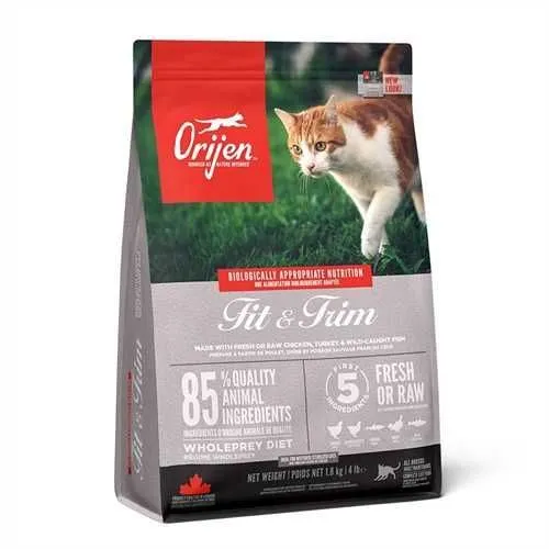 Orijen Fit & Trim Dry Adult Cat Food Grain Free All Breed 5.4kg