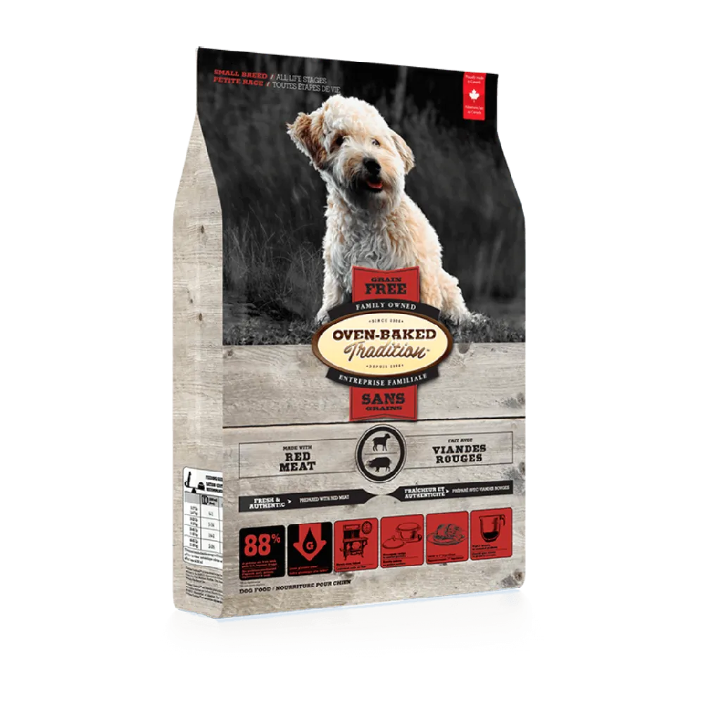 Oven Baked Tradition Dog All Life Stages Grain-Free Red Meat Small Bites 5lb