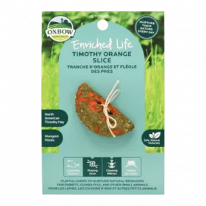 Oxbow Timothy Orange Slice Small Pet Treat