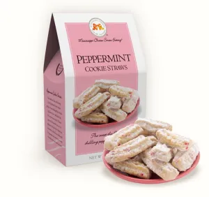 Peppermint Cookie Straws 5.5 oz. Carton