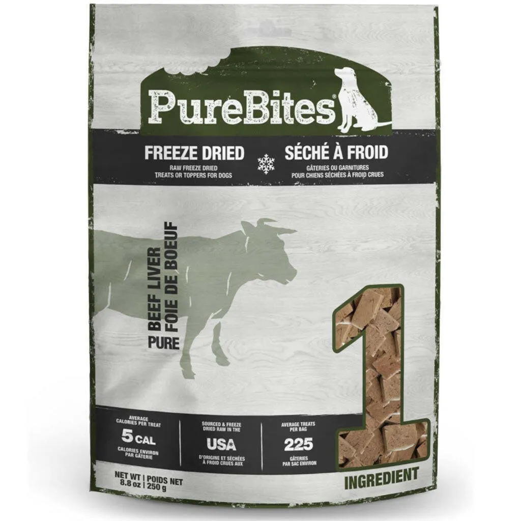 PureBites Beef Liver Freeze Dried Treats for Dogs