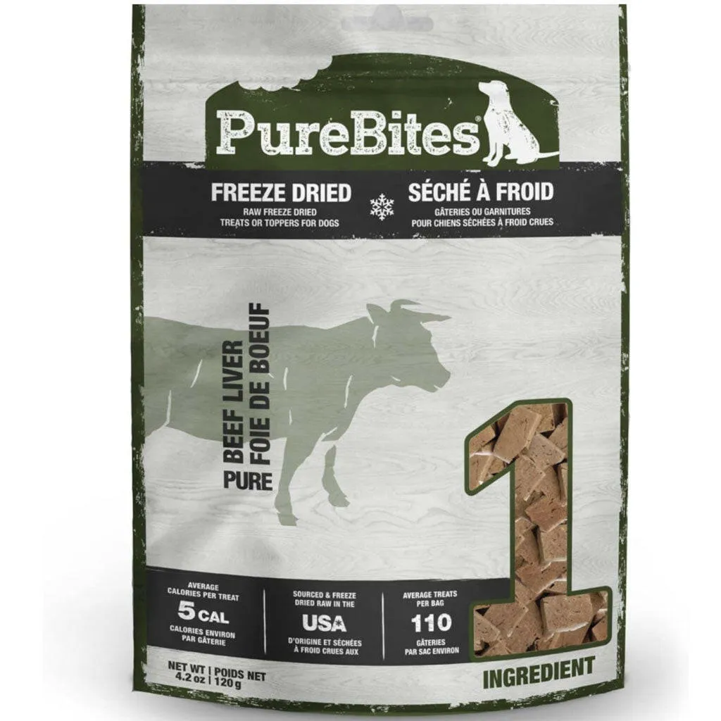 PureBites Beef Liver Freeze Dried Treats for Dogs