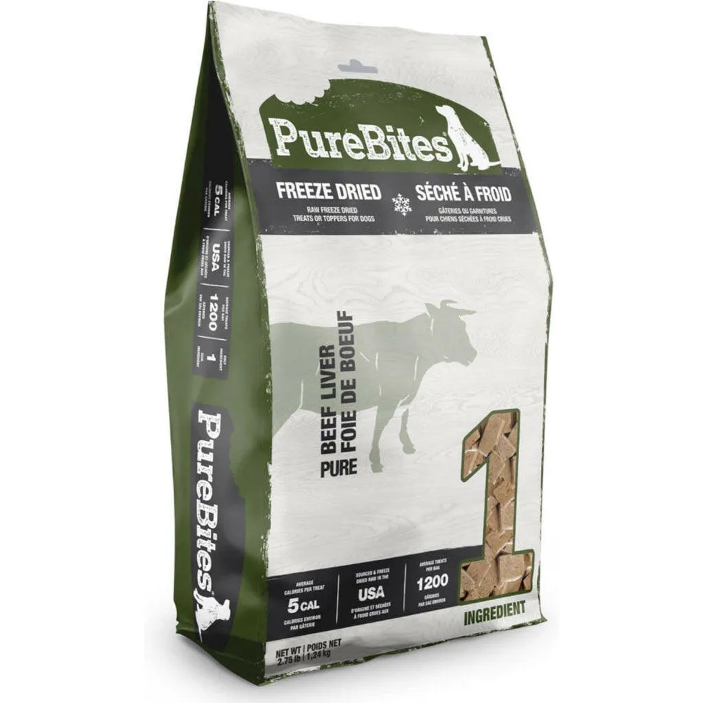 PureBites Beef Liver Freeze Dried Treats for Dogs