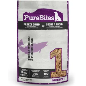 PureBites Freeze Dried Ocean Whitefish Treats for Dogs