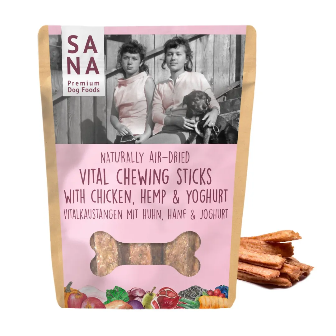 Sana Vital Chewing Sticks with Chicken, Hemp & Yoghurt