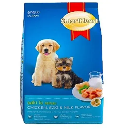 Smart Heart Puppy Dog Food Dry Chicken Egg and Milk, 8 kg