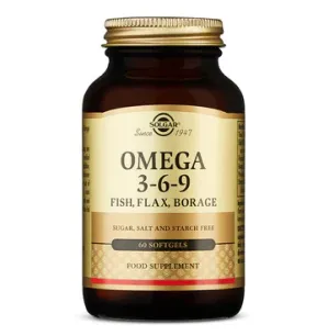 Solgar Omega 3-6-9 Fish, Flax, Borage 60 Softgels