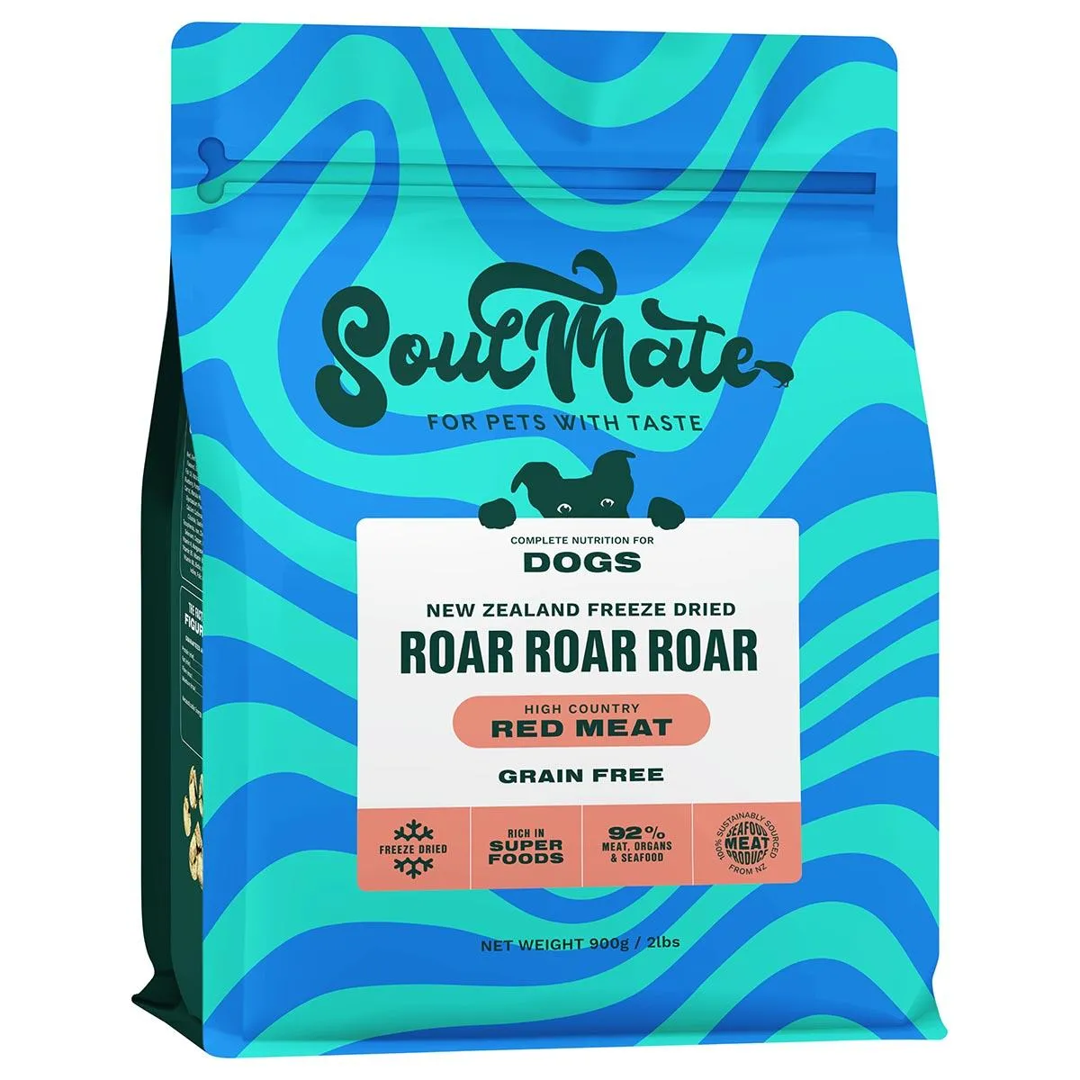 SoulMate Roar Roar Roar High Country Red Meat Freeze Dried Dog Food