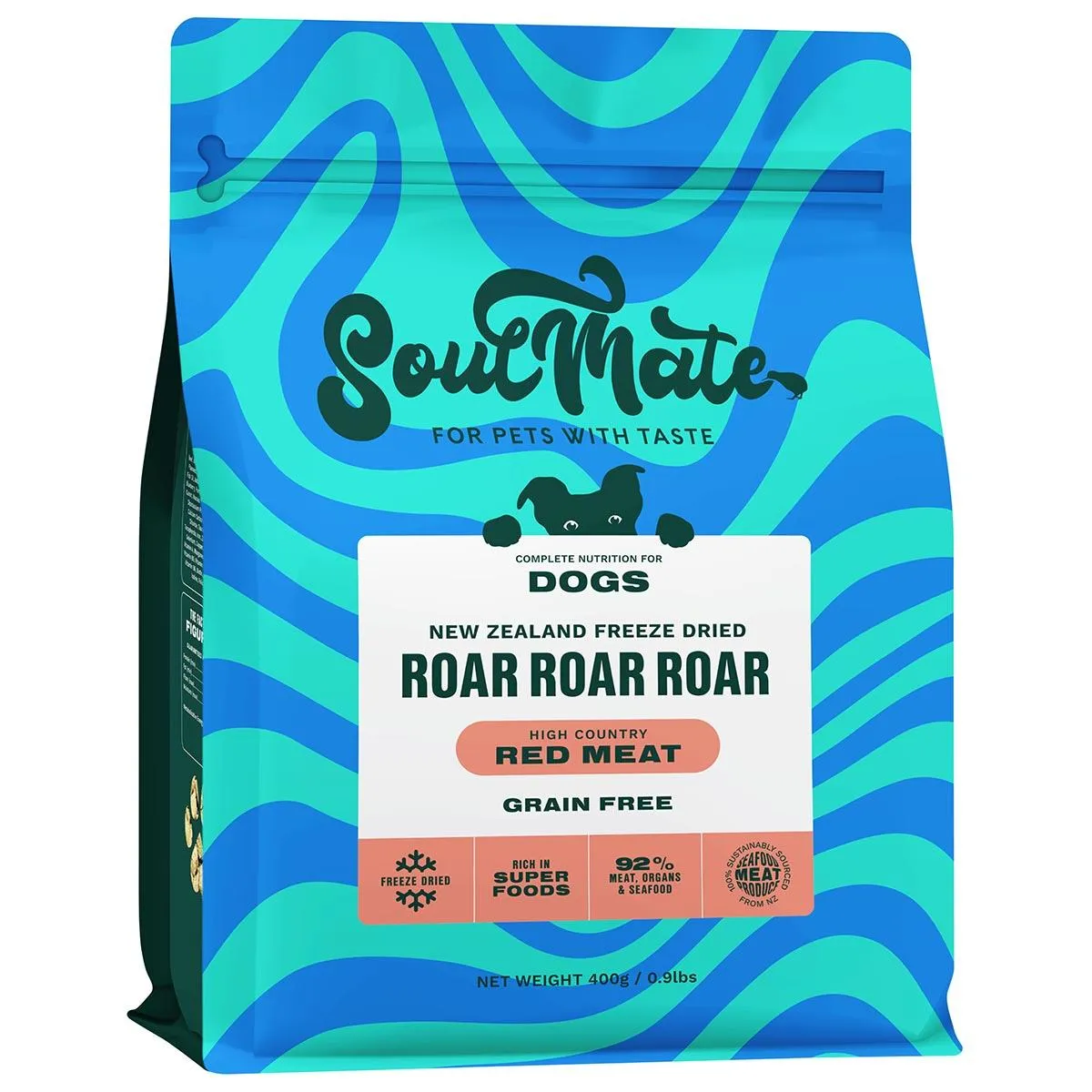 SoulMate Roar Roar Roar High Country Red Meat Freeze Dried Dog Food