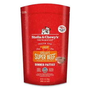 Stella & Chewy's Stella’s Super Beef Patties, Frozen Raw Dog Food