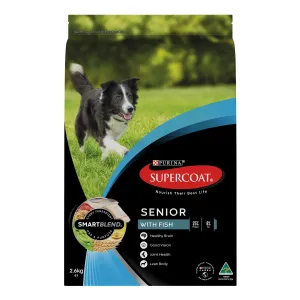 Supercoat Senior Fish Adult Dry Dog Food