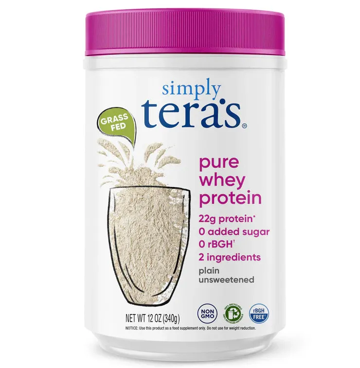 Tera's Whey Simply Pure Whey Protein Unflavored 12oz