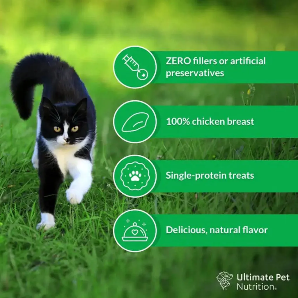 Ultimate Pet Nutrition Nutra Bites Freeze Dried Chicken Breast Cat Treats, 2.5-oz