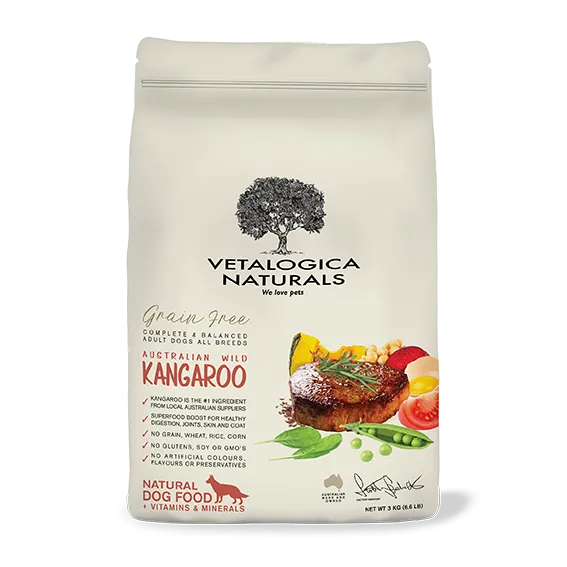 Vetalogica Naturals Grain Free Kangaroo Adult Dog Food