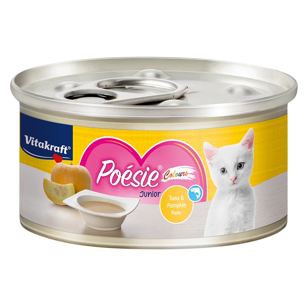 Vitakraft Cat Can Poesie Colours Junior - Tuna & Pumpkin Paste 70g