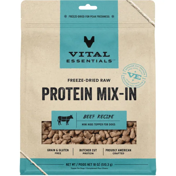 Vital Essentials Freeze Dried Protein Mix-IN Beef