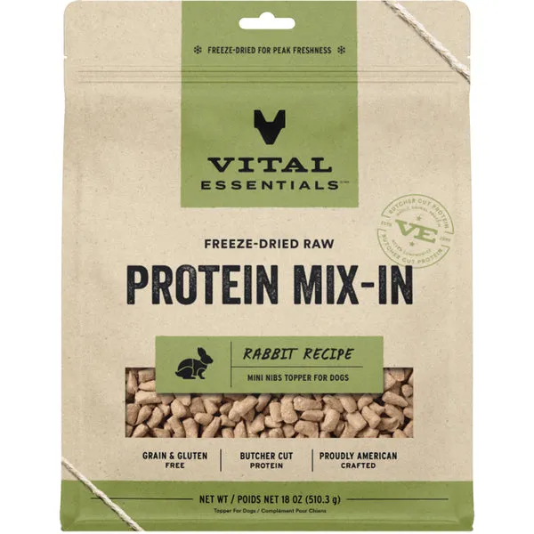 Vital Essentials Freeze Dried Protein Mix-IN Rabbit