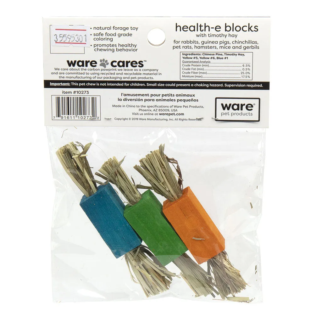 Ware Health-E Blocks for Small Animals, 3-count